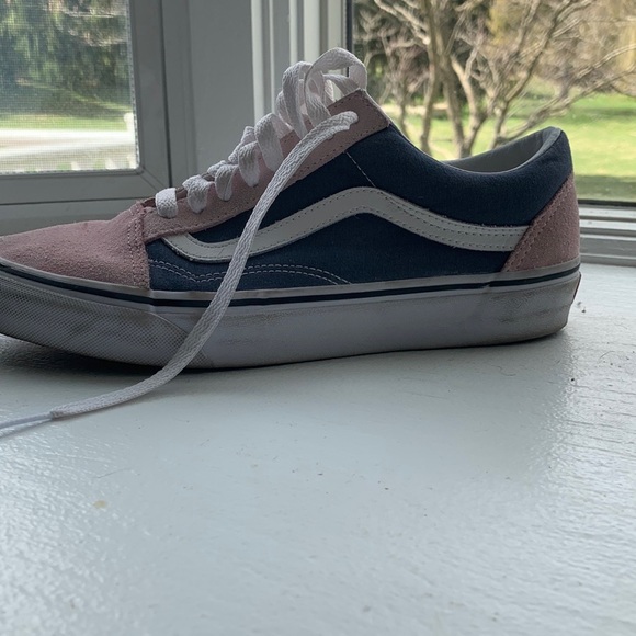 Blue and Pink Vans size 8 - Picture 6 of 7